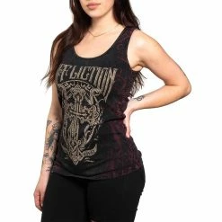 Affliction Clothing Ladies' Tank Top - Madrigal -KILLSTAR - shop affliction clothing ladies tank top madrigal3