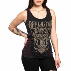 Affliction Clothing Ladies' Tank Top - Madrigal -KILLSTAR - shop affliction clothing ladies tank top madrigal4