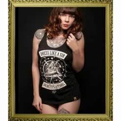 Archetype Apparel Ladies' Tank Top - All Seeing Eye -KILLSTAR - shop archetype apparel ladies tank top all seeing eye 33