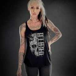 Hyraw Ladies' Tank Top - Death -KILLSTAR - shop hyraw ladies tank top death3