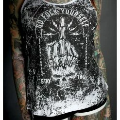 Hyraw Ladies' Tank Top - Go Fuck -KILLSTAR - shop hyraw ladies tank top go fuck3