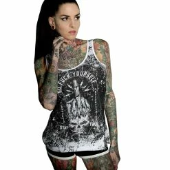 Hyraw Ladies' Tank Top - Go Fuck -KILLSTAR - shop hyraw ladies tank top go fuck6