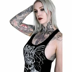 Hyraw Racerback Tank Top - Angel Of Death -KILLSTAR - shop hyraw racerback tank top angel of death 13