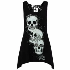 Jawbreaker Laceback Tank Top - Do No Evil -KILLSTAR - shop jawbreaker laceback tank top do no evil 13