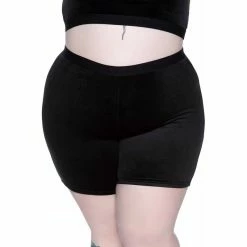 Killstar Bike Shorts - Moon Cycle Black -KILLSTAR - shop killstar bike shorts moon cycle black3