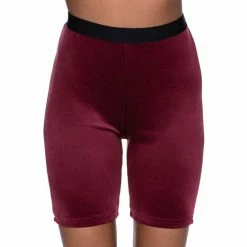 Killstar Bike Shorts - Moon Cycle Burgundy