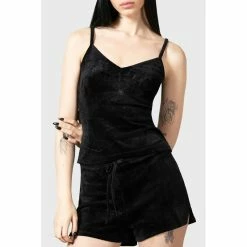 KILLSTAR Camisole - Eternal Sleeper Cami -KILLSTAR - shop killstar camisole eternal sleeper cami3