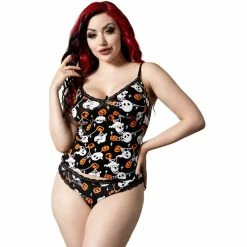 Killstar Camisole - Haunted Pumpkin Cami