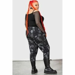 KILLSTAR Jogging Pants - Tzompantli -KILLSTAR - shop killstar jogging pants tzompantli6