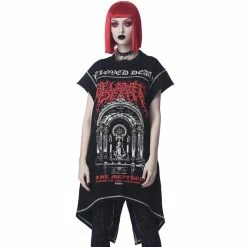 Killstar Longline Tank Top - Beloved -KILLSTAR - shop killstar longline tank top beloved 15