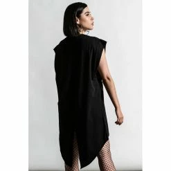 Killstar Longline Tank Top - Insomnia -KILLSTAR - shop killstar longline tank top insomnia 13