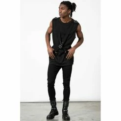 Killstar Longline Tank Top - Overtaker -KILLSTAR - shop killstar longline tank top overtaker 13