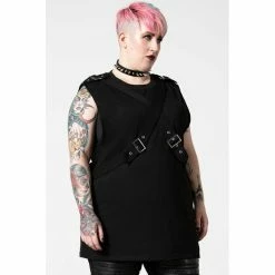 Killstar Longline Tank Top - Overtaker -KILLSTAR - shop killstar longline tank top overtaker 16