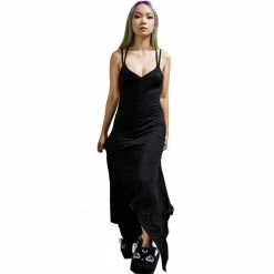 KILLSTAR - shop 21 Killstar Lounge Dress - Long Nights Slip Dress