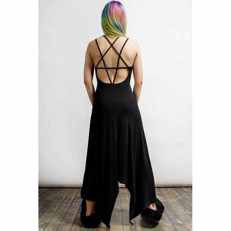 Killstar Lounge Dress - Long Nights Slip Dress 3 Killstar Lounge Dress - Long Nights Slip Dress - Image 3