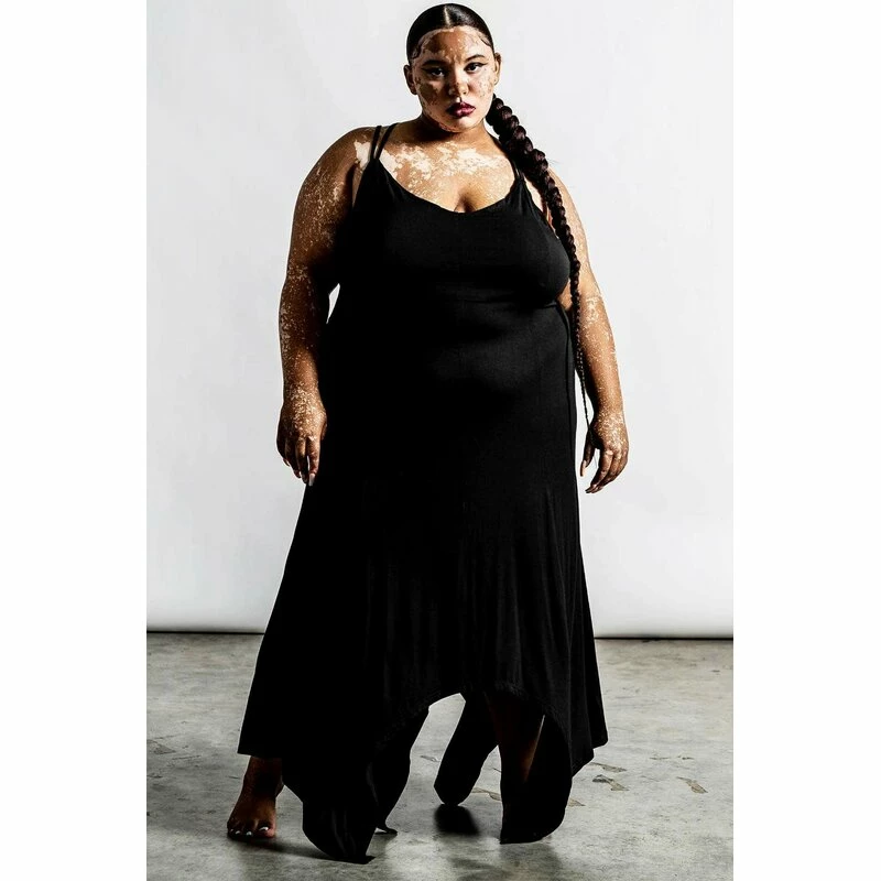 Killstar Lounge Dress - Long Nights Slip Dress 4 Killstar Lounge Dress - Long Nights Slip Dress - Image 4