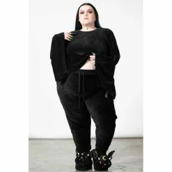 KILLSTAR Lounge Leggings - Eternal Rest -KILLSTAR - shop killstar lounge leggings eternal rest 14