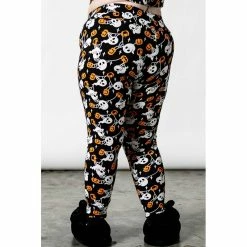 Killstar Lounge Leggings - Haunted Pumpkin -KILLSTAR - shop killstar lounge leggings haunted pumpkin 14