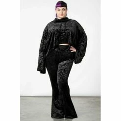 Killstar Lounge Pants - Chill Daze Yoga Pants -KILLSTAR - shop killstar lounge pants chill daze yoga pants4
