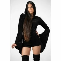 KILLSTAR Lounge Playsuit - Spirit Of Slumber 8 KILLSTAR Lounge Playsuit - Spirit Of Slumber -KILLSTAR - shop killstar lounge playsuit spirit of slumber 13