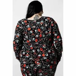 Killstar Lounge Top - Gnomies Long Sleeve -KILLSTAR - shop killstar lounge top gnomies long sleeve 16