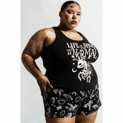 Killstar Lounge Top - Gothicorn Longline Vest -KILLSTAR - shop killstar lounge top gothicorn longline vest 13