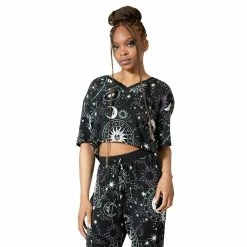 KILLSTAR Lounge Top - Moonlight Crop Top