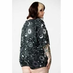 KILLSTAR Lounge Top - Moonlight Crop Top -KILLSTAR - shop killstar lounge top moonlight crop top 16