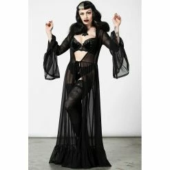 Killstar Morning Robe - Mother Spirits Hooded Cloak -KILLSTAR - shop killstar morning robe mother spirits hooded cloak4