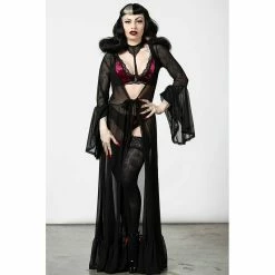 Killstar Morning Robe - Mother Spirits Hooded Cloak -KILLSTAR - shop killstar morning robe mother spirits hooded cloak5