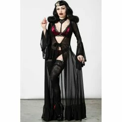 Killstar Morning Robe - Mother Spirits Hooded Cloak -KILLSTAR - shop killstar morning robe mother spirits hooded cloak6