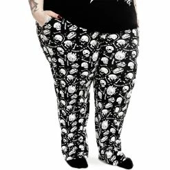 Killstar Pyjama Bottoms - Snooze Spirit -KILLSTAR - shop killstar pyjama bottoms snooze spirit4