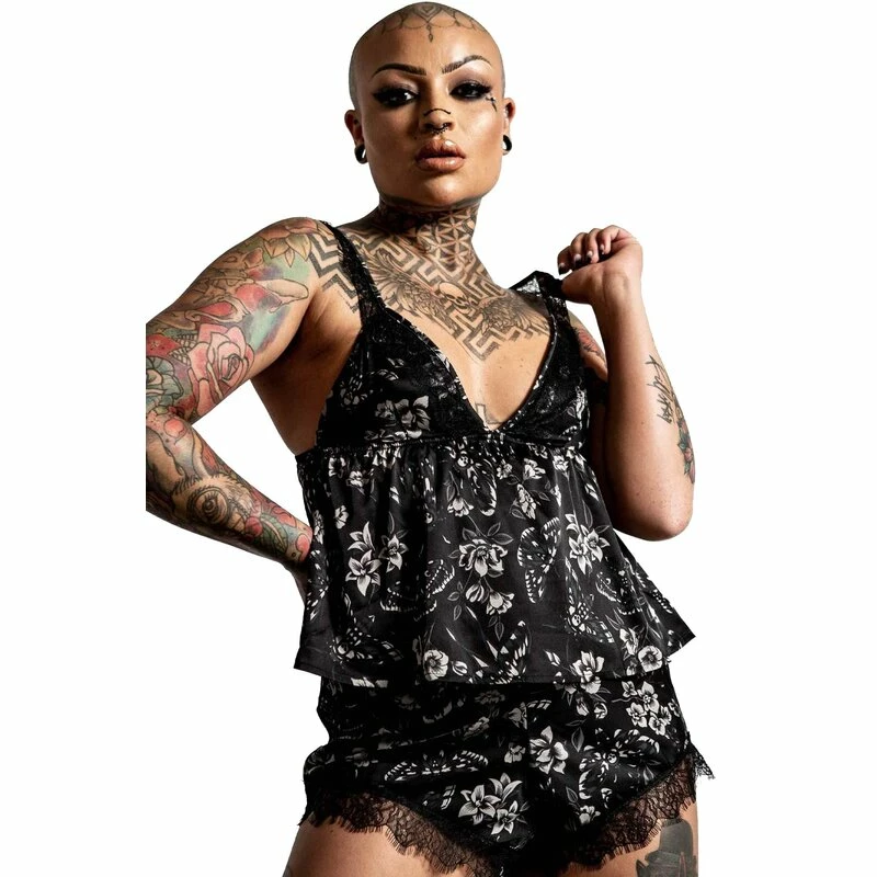 Killstar Pyjama Set - Moth To Flame 1 Killstar Pyjama Set - Moth To Flame