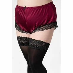 Killstar Satin Shorts - Severina Blood -KILLSTAR - shop killstar satin shorts severina blood 16