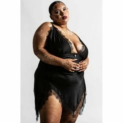 Killstar Sleep Dress - Fatal Farewell Nightdress -KILLSTAR - shop killstar sleep dress fatal farewell nightdress5