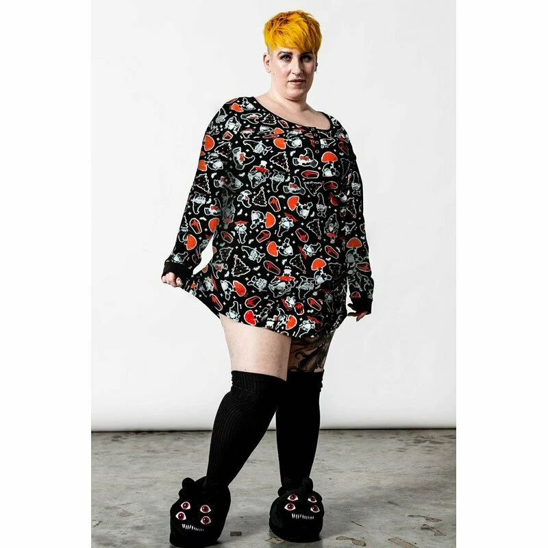 Killstar Sleep Dress - Gnomies Sleep Dress 4 Killstar Sleep Dress - Gnomies Sleep Dress - Image 4