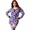 Killstar Sleep Dress - Purr Off Plum