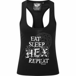 Killstar Sleep Shirt - Hex & Repeat Vest -KILLSTAR - shop killstar sleep shirt hex repeat vest4