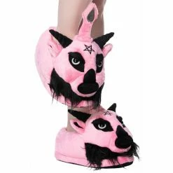KILLSTAR - shop 19 Killstar Slippers - Dark Lord Bubblegum