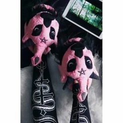 KILLSTAR - shop -KILLSTAR - shop killstar slippers dark lord bubblegum2