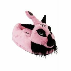 Killstar Slippers - Dark Lord Bubblegum -KILLSTAR - shop killstar slippers dark lord bubblegum3