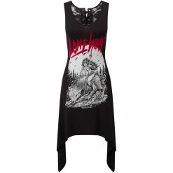 Killstar Tank Dress - Lone Wolf -KILLSTAR - shop killstar tank dress lone wolf3