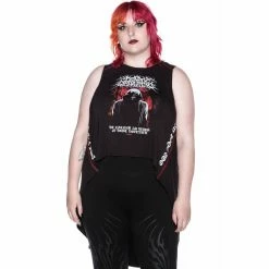 Killstar Tank Top - Departed Maxi Vest -KILLSTAR - shop killstar tank top departed maxi vest 13