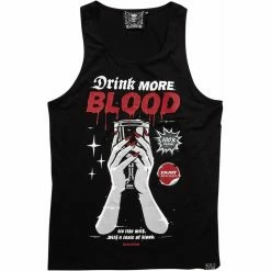 Killstar Unisex Tank Top - Drink More -KILLSTAR - shop killstar unisex tank top drink more 13