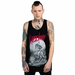 Killstar Unisex Tank Top - Lone Wolf -KILLSTAR - shop killstar unisex tank top lone wolf 15