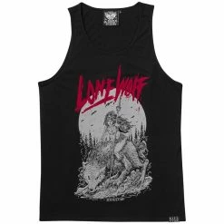 Killstar Unisex Tank Top - Lone Wolf -KILLSTAR - shop killstar unisex tank top lone wolf 16