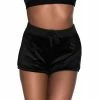 Killstar Velvet Shorts - Dee-Lux Black