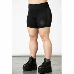 Killstar Workout Shorts - Bad Dream -KILLSTAR - shop killstar workout shorts bad dream 13