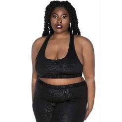 Killstar Workout Top - Exercise Your Demons -KILLSTAR - shop killstar workout top exercise your demons 13