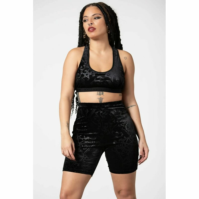 Killstar Workout Top - Mortalia Bralet 1 Killstar Workout Top - Mortalia Bralet